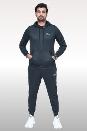 Trend Set Micro Fleece Black Tracksuit